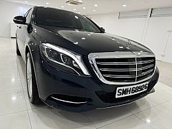 Mercedes Benz S400L 2015 Rear Entertainment Blue